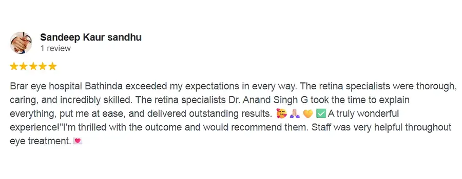 Google review screenshot